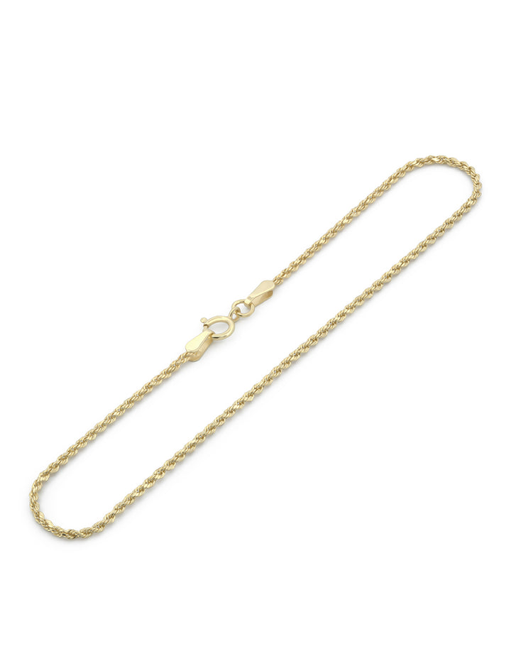 Pulso Torzal 1 mm 18.5 cm Oro Sólido 10k