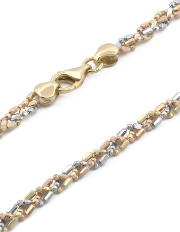 Pulso Engarse 3 Oros 10k