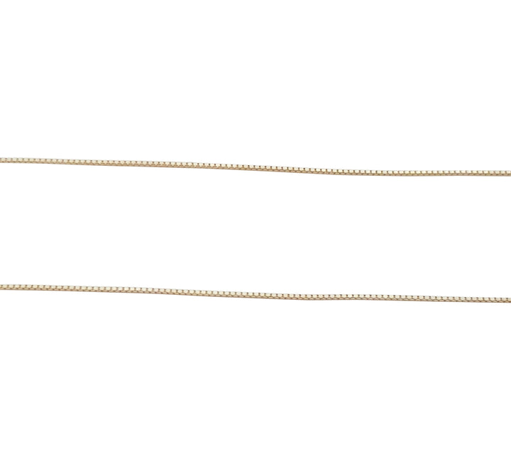 Cadena Cubo Oro Italiano Sólido 10k 60 Cm