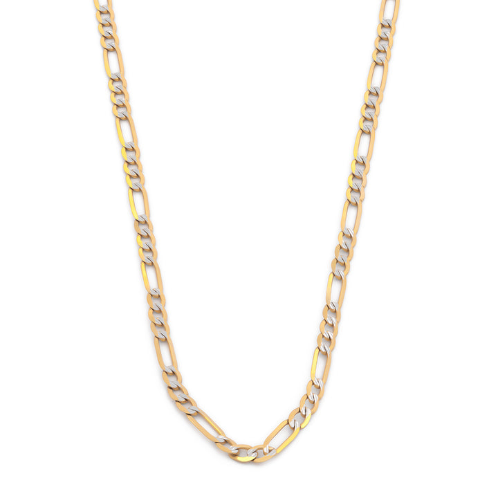 Cadena Estilo Cartier Diamantada Oro Italiano Sólido 10k 50 cm