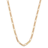 Cadena Figaro 2 mm Oro Sólido 14k 50 cm