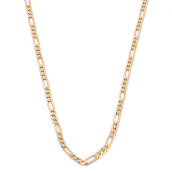 Cadena Estilo Cartier Oro Italiano Sólido 14k 50 cm