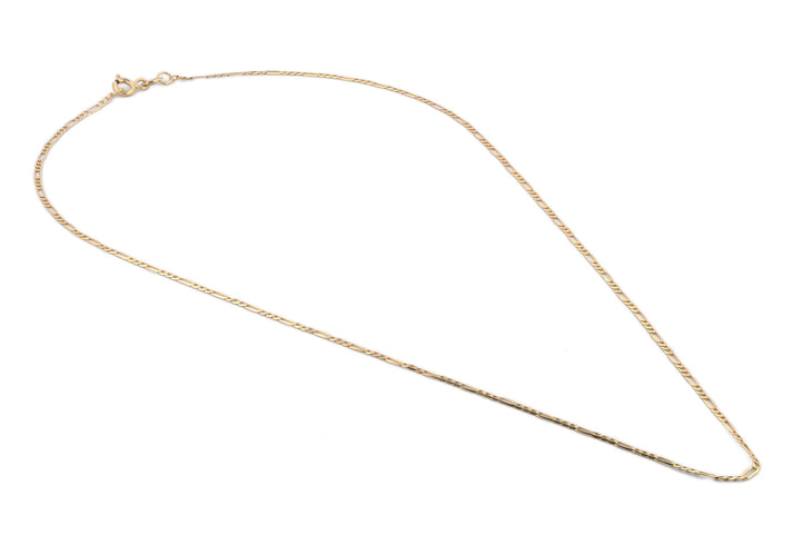 Cadena Figaro 2 mm Oro Sólido 14k 50 cm