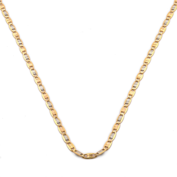 Cadena Gucci Oro Florentino Sólido 14K 50 cm