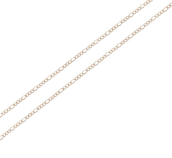 Cadena Estilo Cartier Oro 14k Sólido 55 cm