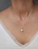 Dije Corazón Bisel 8 mm Oro Sólido 10k