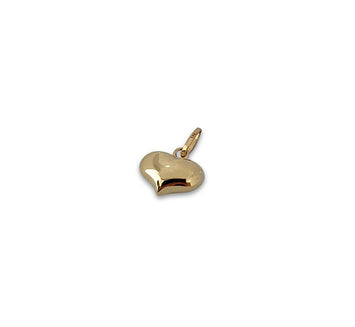 Dije Corazón Mediano Para Dama Oro Sólido 14k