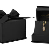 Dije Mano De Fatima Chico Oro Sólido 14k