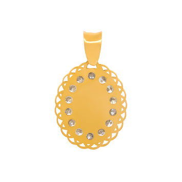 Dije Medalla Virgen De Guadalupe Oro 10k Sólido Bautizo Bebe
