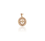 Medalla Espiritu Santo 1.3 Cm Bautizo Bebe Oro Sólido 14k