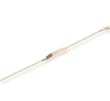 Esclava niños 14 Cm 2mm Oro Florentino Sólido 10k