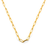Cadena Gargantilla Clip 2 mm 45 cm Oro Sólido 14k