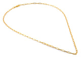 Cadena Gargantilla Clip 2 mm 45 cm Oro Sólido 14k