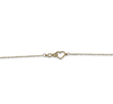 Pulsera Para Dama Corazón Infinito Oro Sólido 10k