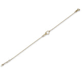 Pulsera Para Dama Corazón Infinito Oro Sólido 10k